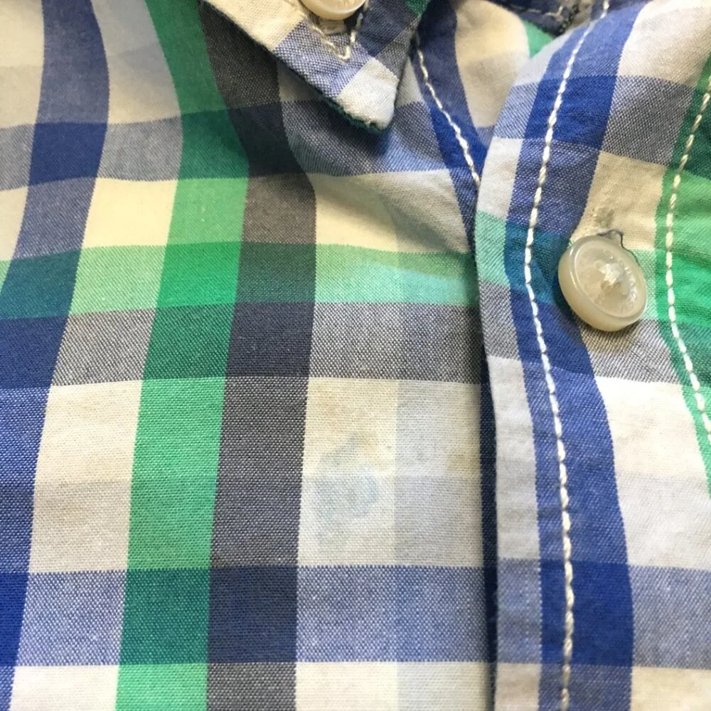 Oshkosh Boy's Plaid Long-sleeved Shirt Size 4T